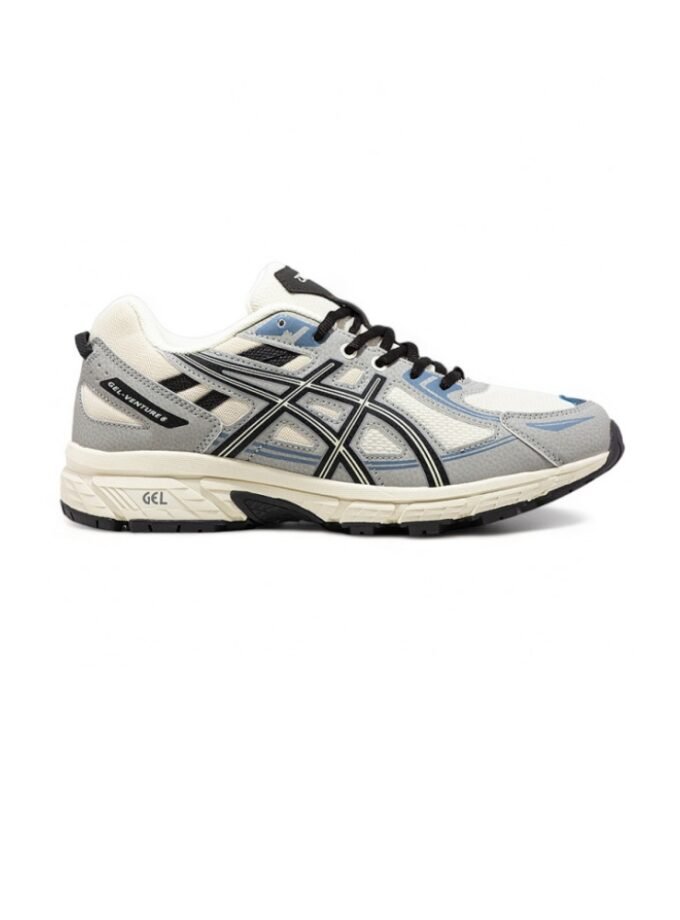 Asics Gel Venture 6 White Grey Black